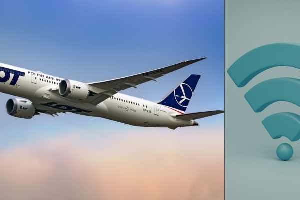 Wi-Fi na pokładach PLL LOT podczas długiego lotu